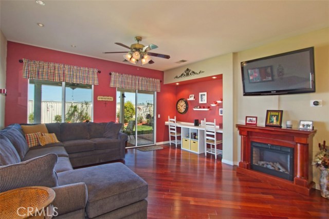 Family Room with desk area