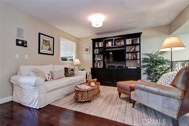 This versatile space can be used as a family room or as a formal dining area, or even a playroom for the kids.