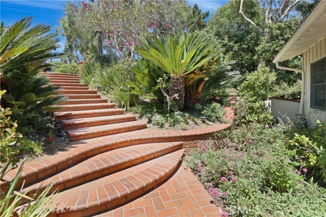 From the Main Entry looking up toward the street