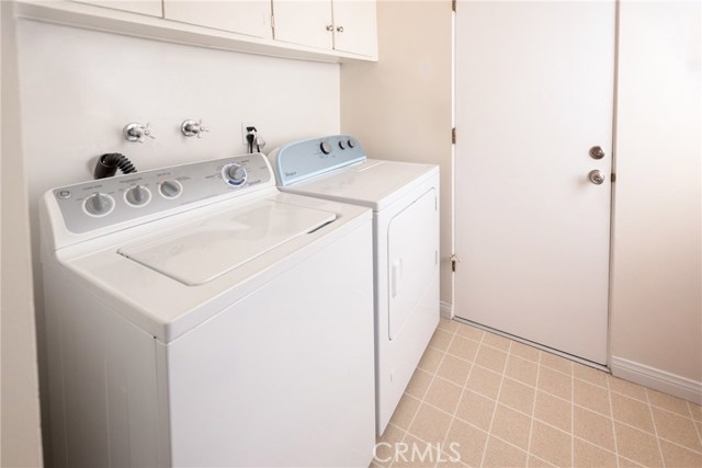 Laundry area