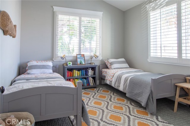 2nd bedroom, vaulted ceilings, large closets and room to grow