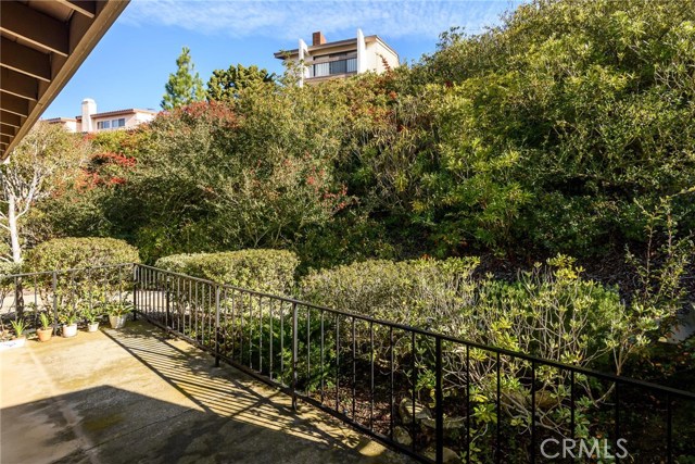 Very quiet and private patio off family room.