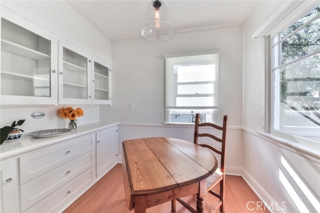 Dining Room with Built-in Buffet