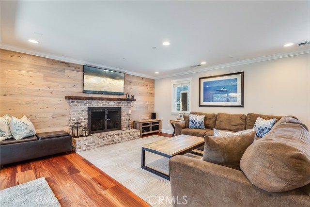 Great room with cozy fireplace