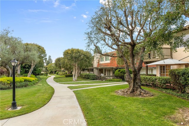 Beautiful, lush landscaping creates a peaceful setting for the community.