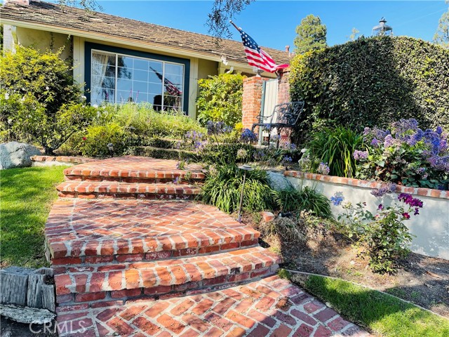 Brick walkway