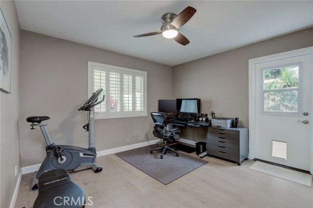 Plenty of light when shutters are open or can be kept dark for ease of working on computer