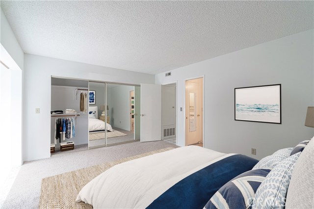 Downstairs bedroom 2 virtually staged