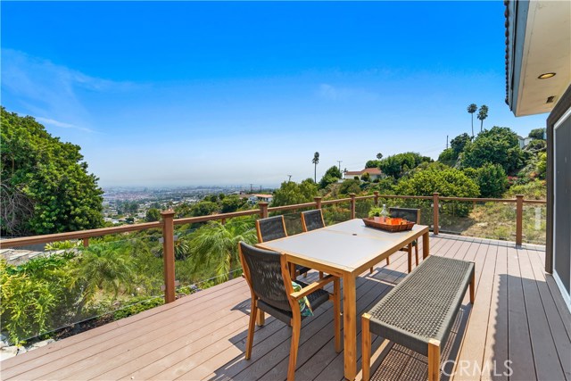 Deck off of family room. Ready for brunch?