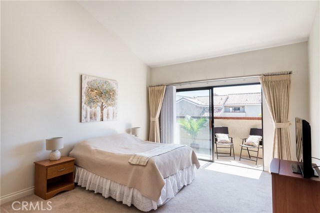 Master Bedroom 1 - enjoys sunny balcony, high ceilings, private bath and walk-in closet.