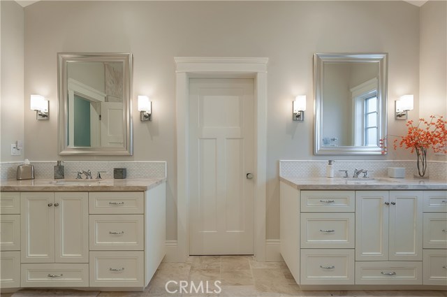 Beautiful custom designed master bathroom
