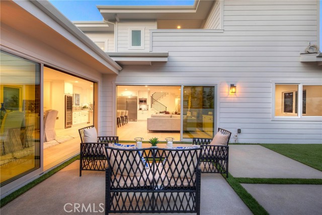 Completely serene and private backyard.  As quiet as it gets!