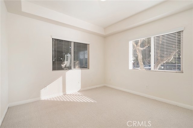 One of 2 downstairs bedrooms