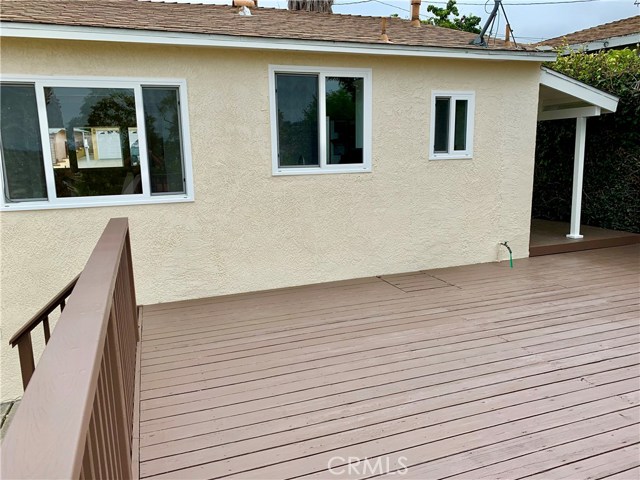 Back of house from deck.