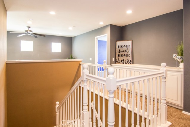 Upstairs Hallway with Storage