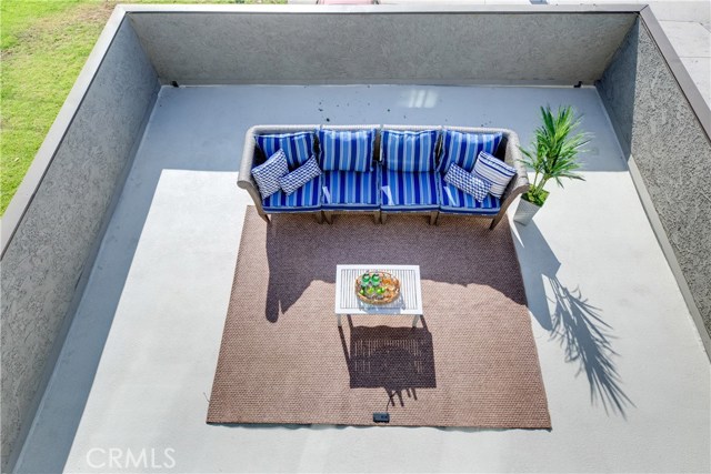 Enjoy a spacious patio year round