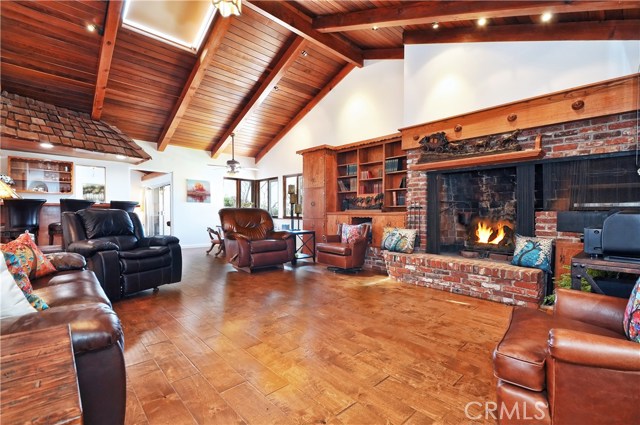 Family Room with fireplace