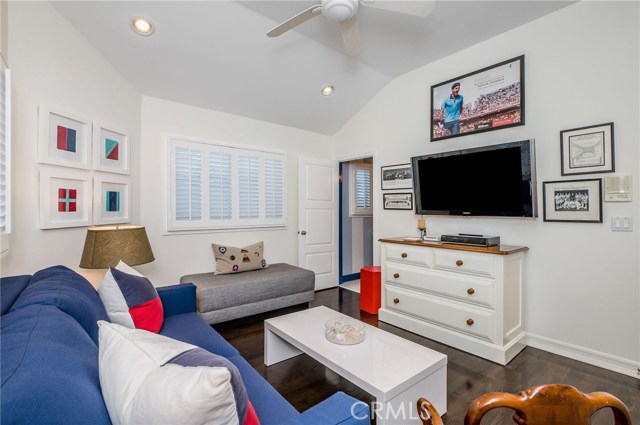 Bedroom with a View of the Connecting Bathroom Door