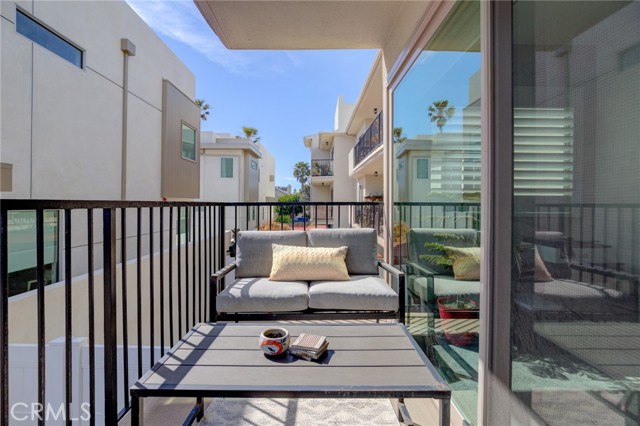 Balcony view towards the ocean.