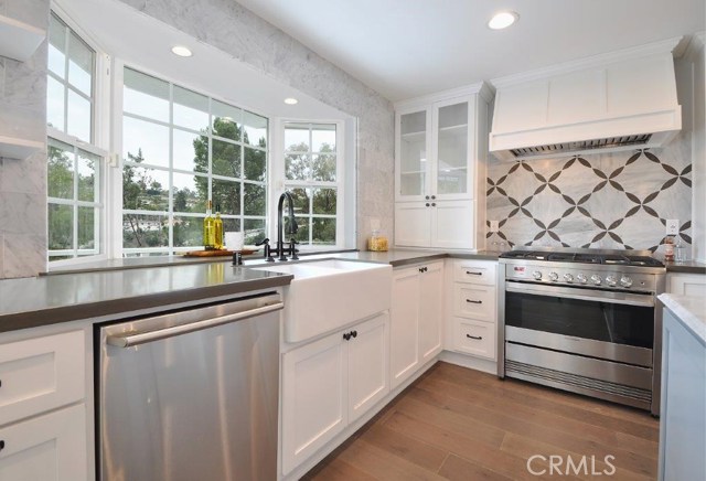 Kitchen with Stainless Steel Appliances