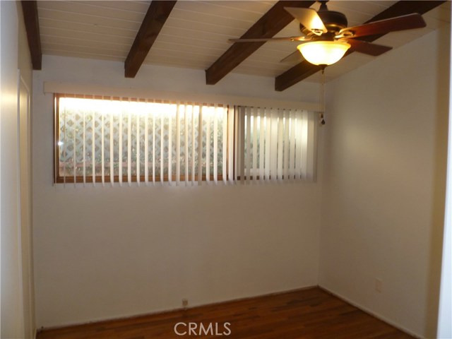 East Facing Bedroom with Ceiling Fan