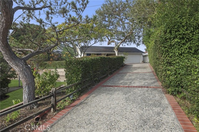 MIDWAY UP THE DRIVEWAY