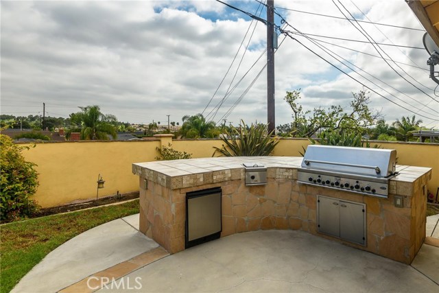 BBQ Island in rear yard with mountain and city light views!