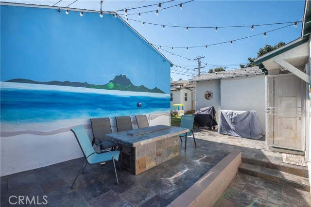 Back Patio with Slate Tile