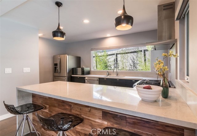 Remodeled kitchen