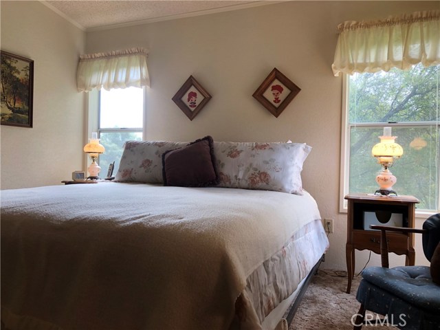 Master bedroom has lots of natural light and great views...