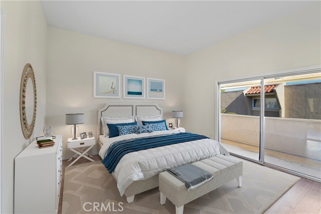 Owner's Bedroom - photos are enhanced with virtual staging.