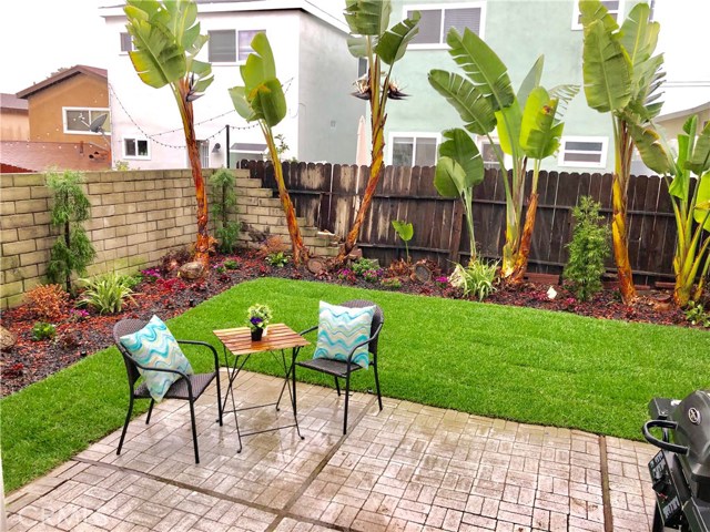 Fantastic backyard with patio , perfect for entertaining.