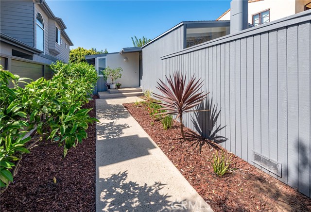 Walkway to the front door