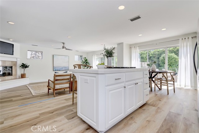 KITCHEN AREA VIEW TO ADJACENT FAMILY ROOM