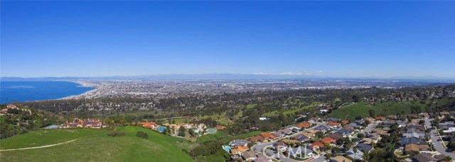 Drone view of the South Bay of Los Angeles from the subject property.