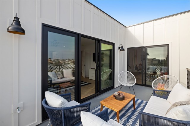 Bright and Sunny Outdoor Balcony Off The Master Suite