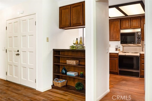 Entry with Hardwood Flooring