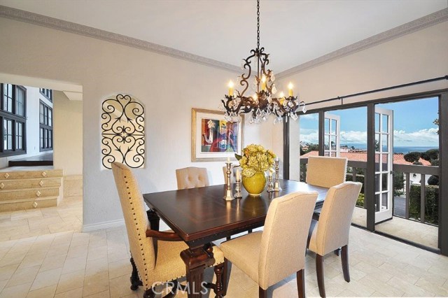 Formal Dining Room with View