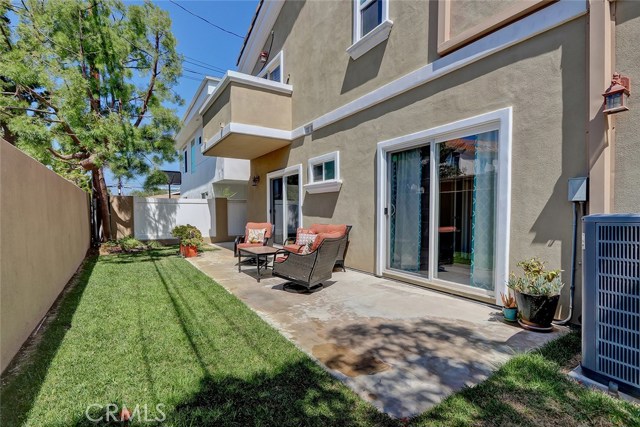 Spacious south facing backyard with access to both guest bedrooms.