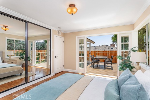 Master Bedroom opens onto the patio