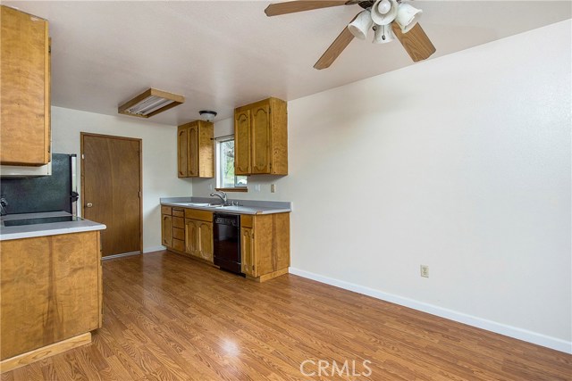 Dining area and kitchen