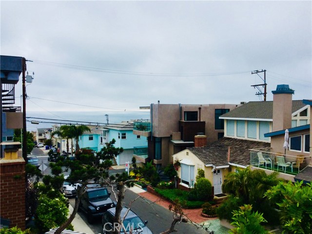 view of ocean from office patio on 2nd floor