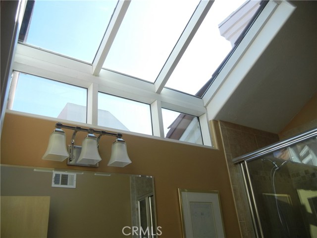 Remodeled Master Bathroom with skylights & vaulted ceilings