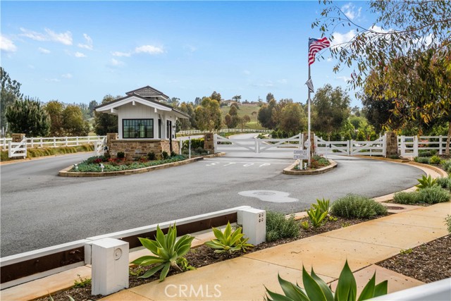 Gated entrance to Rolling Hills Country Club