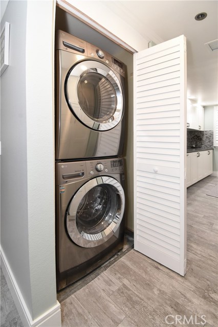 Laundry in kitchen