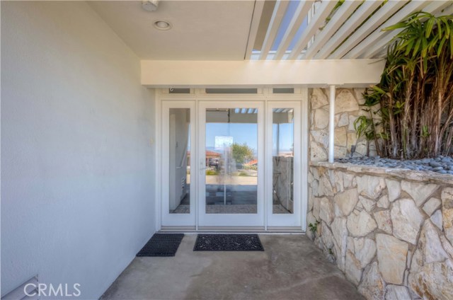 Glass front door