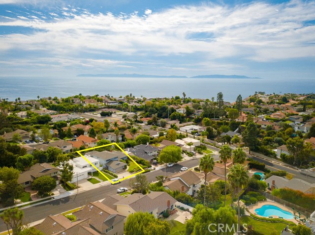 This home has a peek-a-boo view of Catalina Island from the master bedroom.
