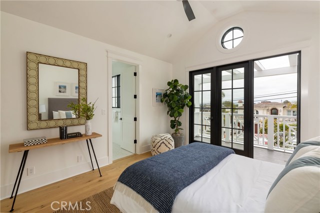 Bedroom with Views of Santa Monica Mountains, Downtown Los Angeles to the Hollywood sign.