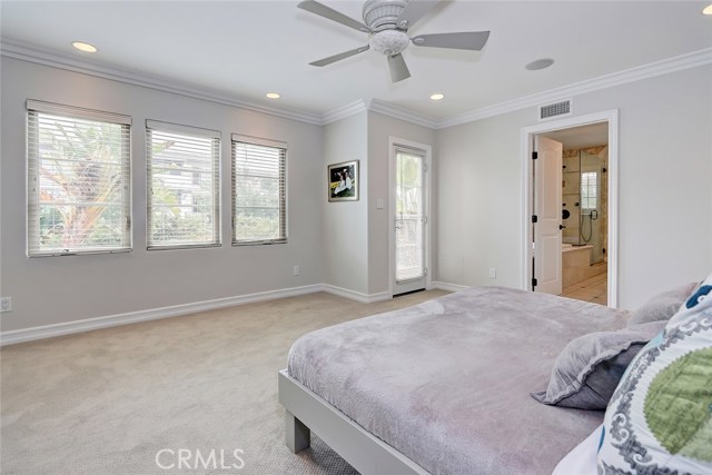 Very spacious master suite - filled with light!