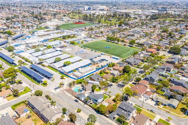 Aerial view Northeast- Adams and Washington Schools